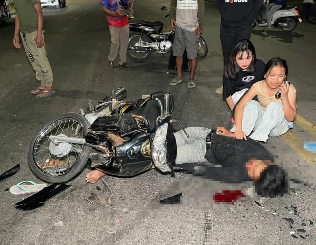 <strong>金边：中国男子过马路时，被撞身亡，司机逃逸</strong>